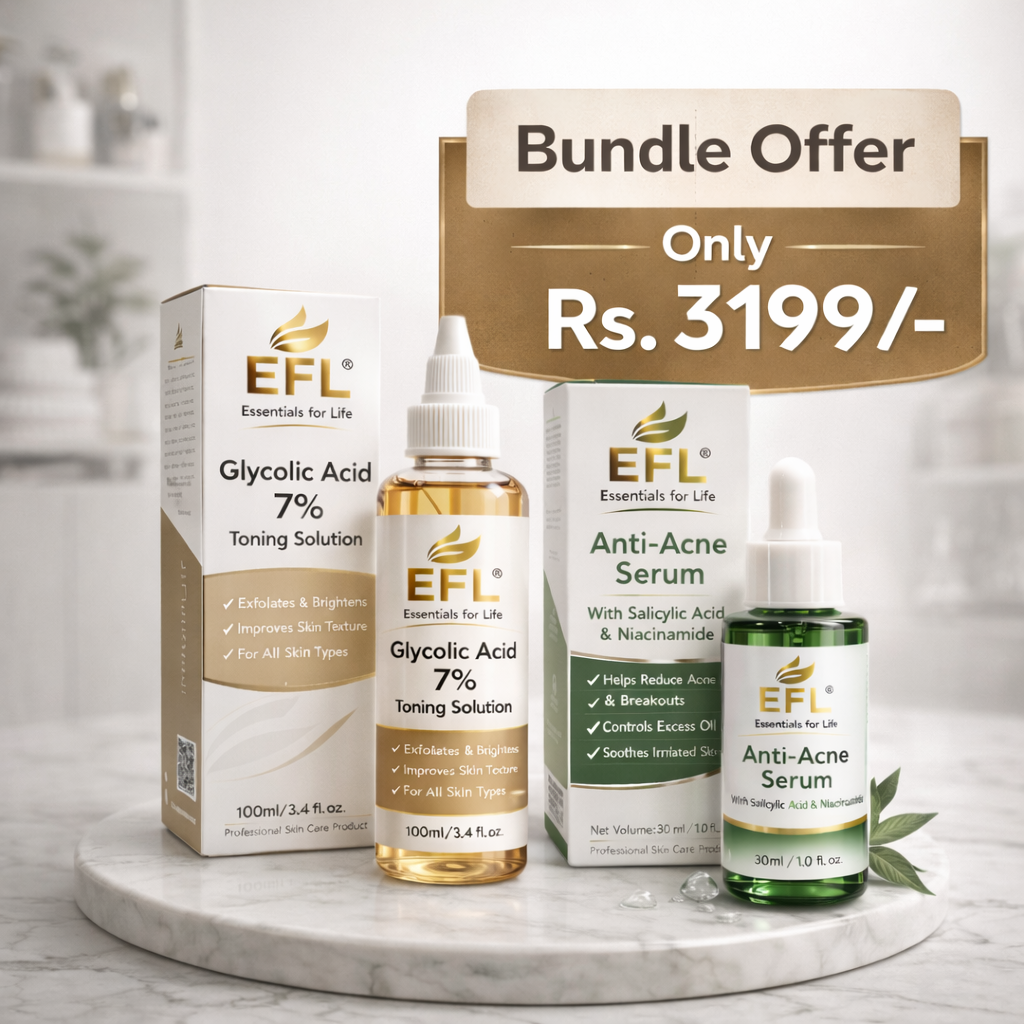 EFL Acne & Glow Bundle (Glycolic Acid 7% Toner + Anti-Acne Serum) - Image 4