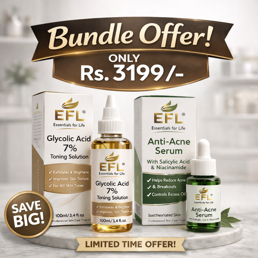 EFL Acne & Glow Bundle (Glycolic Acid 7% Toner + Anti-Acne Serum) - Image 3