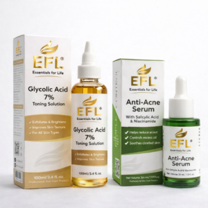 EFL Acne & Glow Bundle (Glycolic Acid 7% Toner + Anti-Acne Serum)