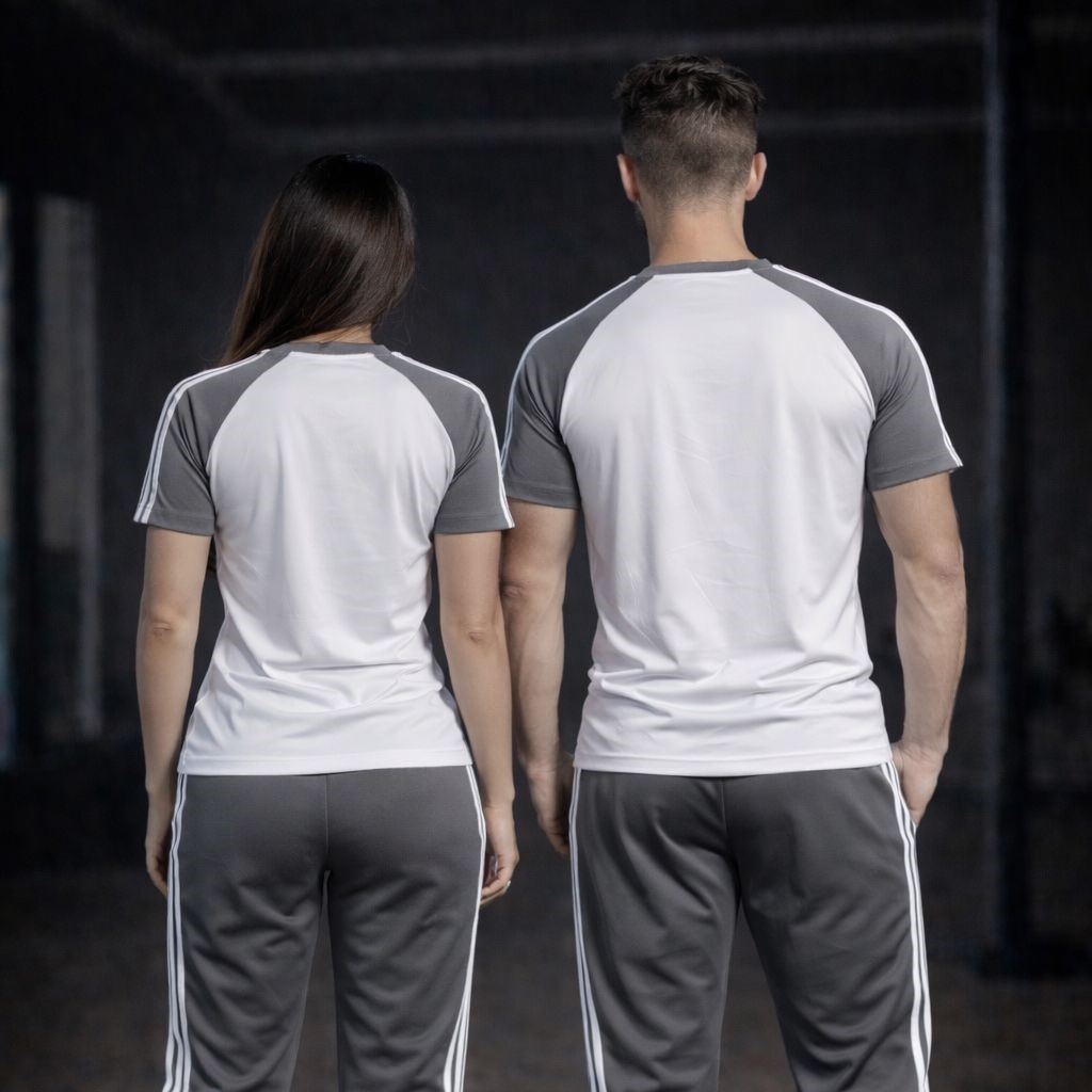 EFL Summer track suit (Grey-White) - Image 2