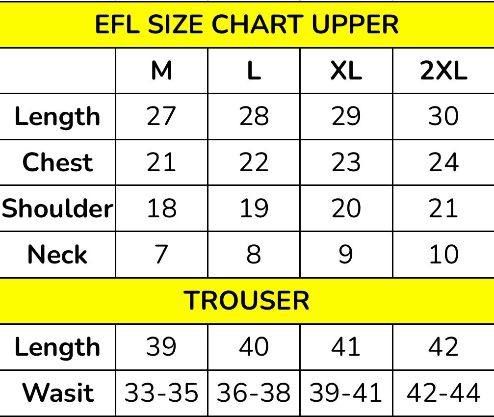 EFL Summer track suit (Commando-White) - Image 3