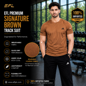 EFL Premium – Signature brown with black trouser imported fabric (Men)