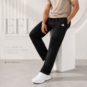 EFL Premium – Imported fabric black trouser