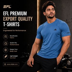 EFL Premium – Imported fabric Titanium blue shirt