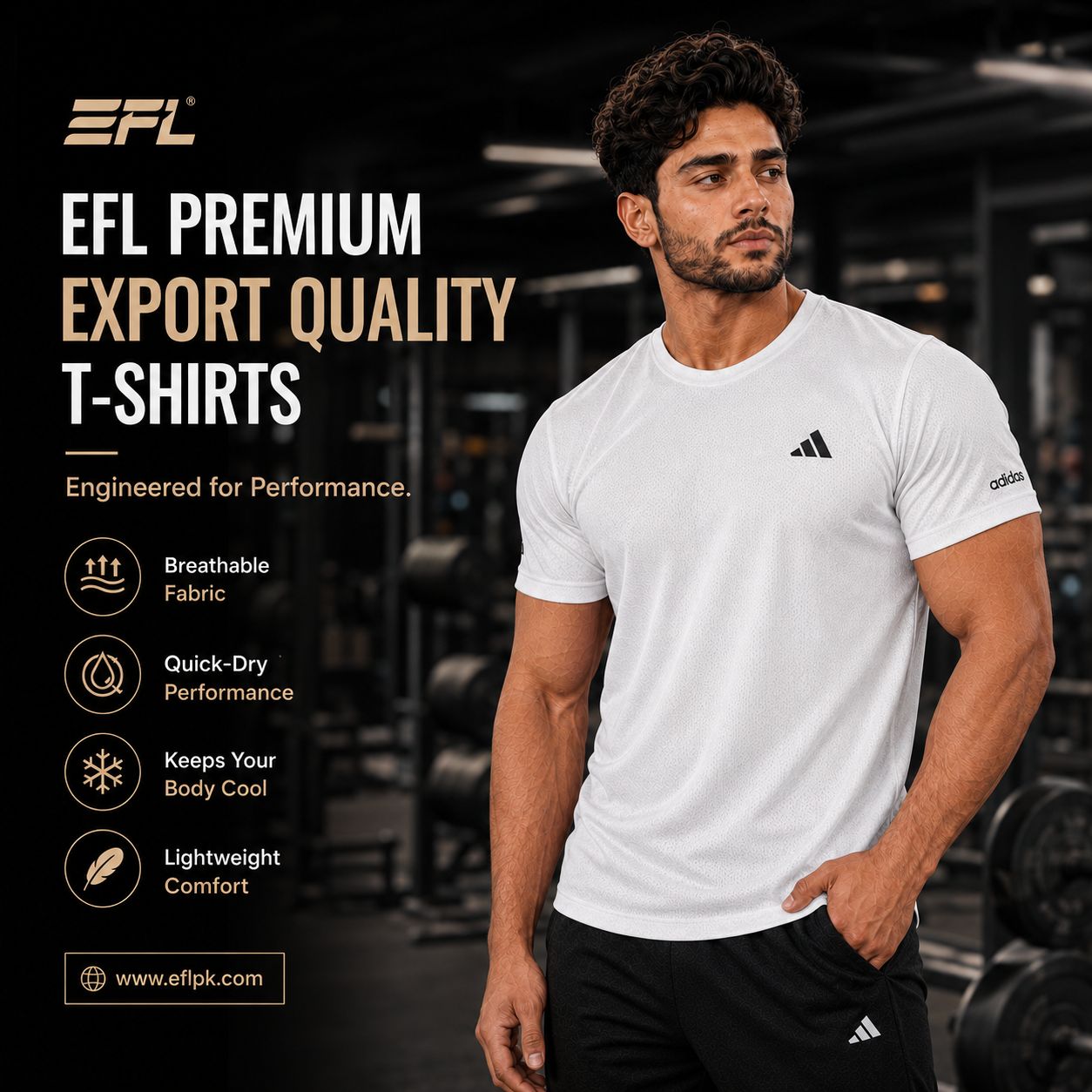 EFL Premium – Imported fabric Glacier white shirt