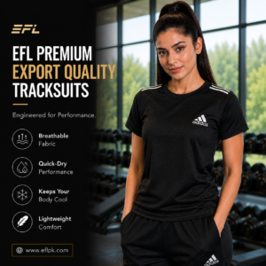 EFL Track Suit – New Adidas Full black (Women)